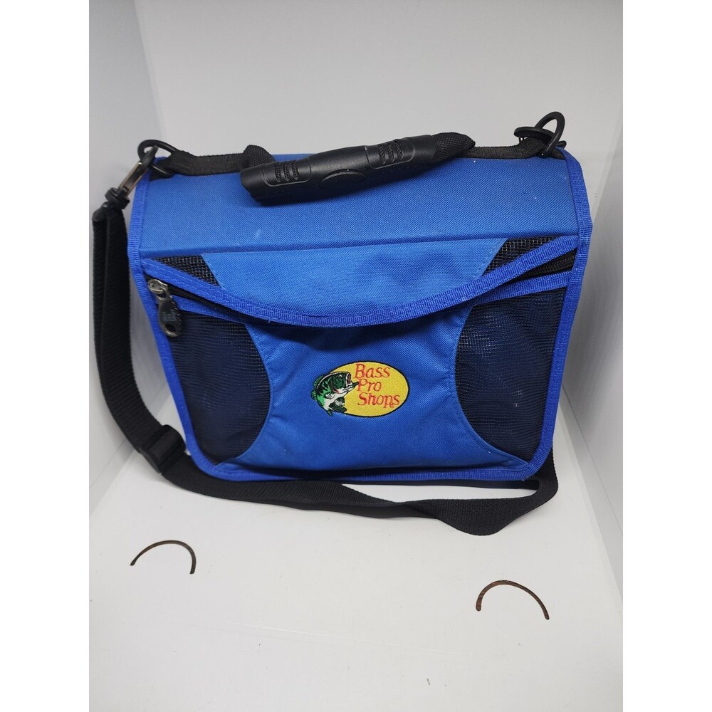 Blue Bass Pro Shops Tackle Box Top Bag Fishing Lour And More